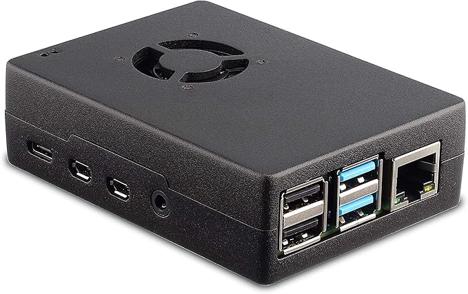 Vilros Raspberry Pi 4 Compatible Heavy-Duty Aluminum Alloy Case
